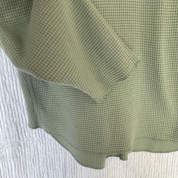 Niko And... Blue Cotton Rib Knit Long Sleeve Drop Shoulder Sweater Size Large - Picture 2 of 8